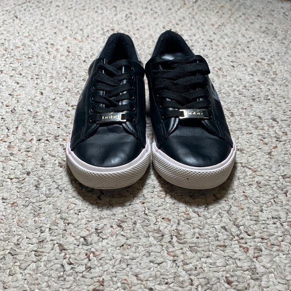 bebe Other - Bebe Laced Low-tops Shoes Black White Silver Girl Size 2/3          (A)